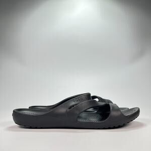 Crocs Kadee II Black Slip On Lightweight Comfort Casual Sandal Women’s Size 10
